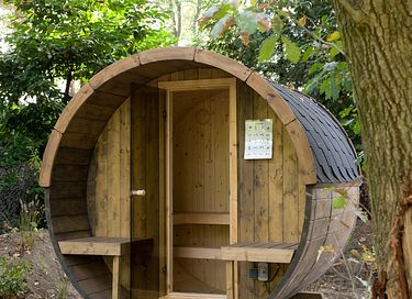 luxe prive sauna met overnachting